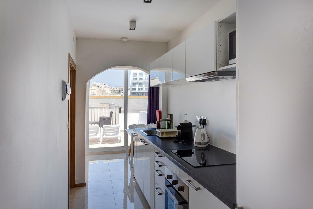 Cosy 1Br Penthouse With Terrace, Great Location Daire Gzira Dış mekan fotoğraf
