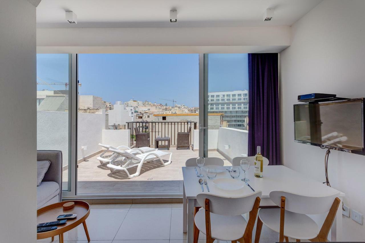 Cosy 1Br Penthouse With Terrace, Great Location Daire Gzira Dış mekan fotoğraf
