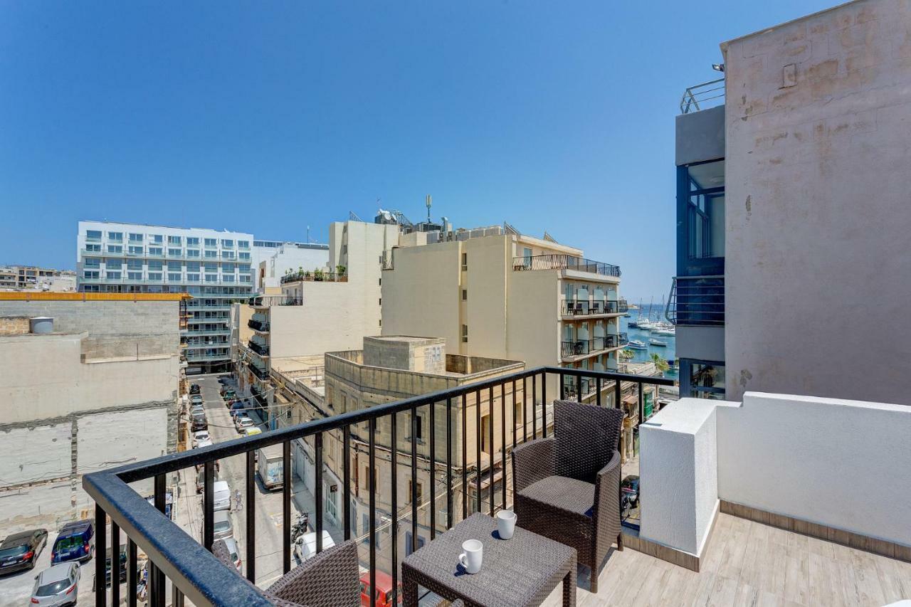 Cosy 1Br Penthouse With Terrace, Great Location Daire Gzira Dış mekan fotoğraf